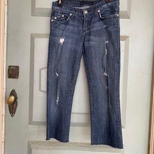 Rock & Republic distressed straight leg jeans 28